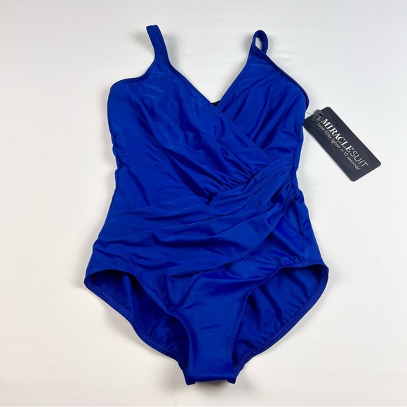 NWT Miraclesuit Oceanus One-Piece Azul - Picture 2 of 7